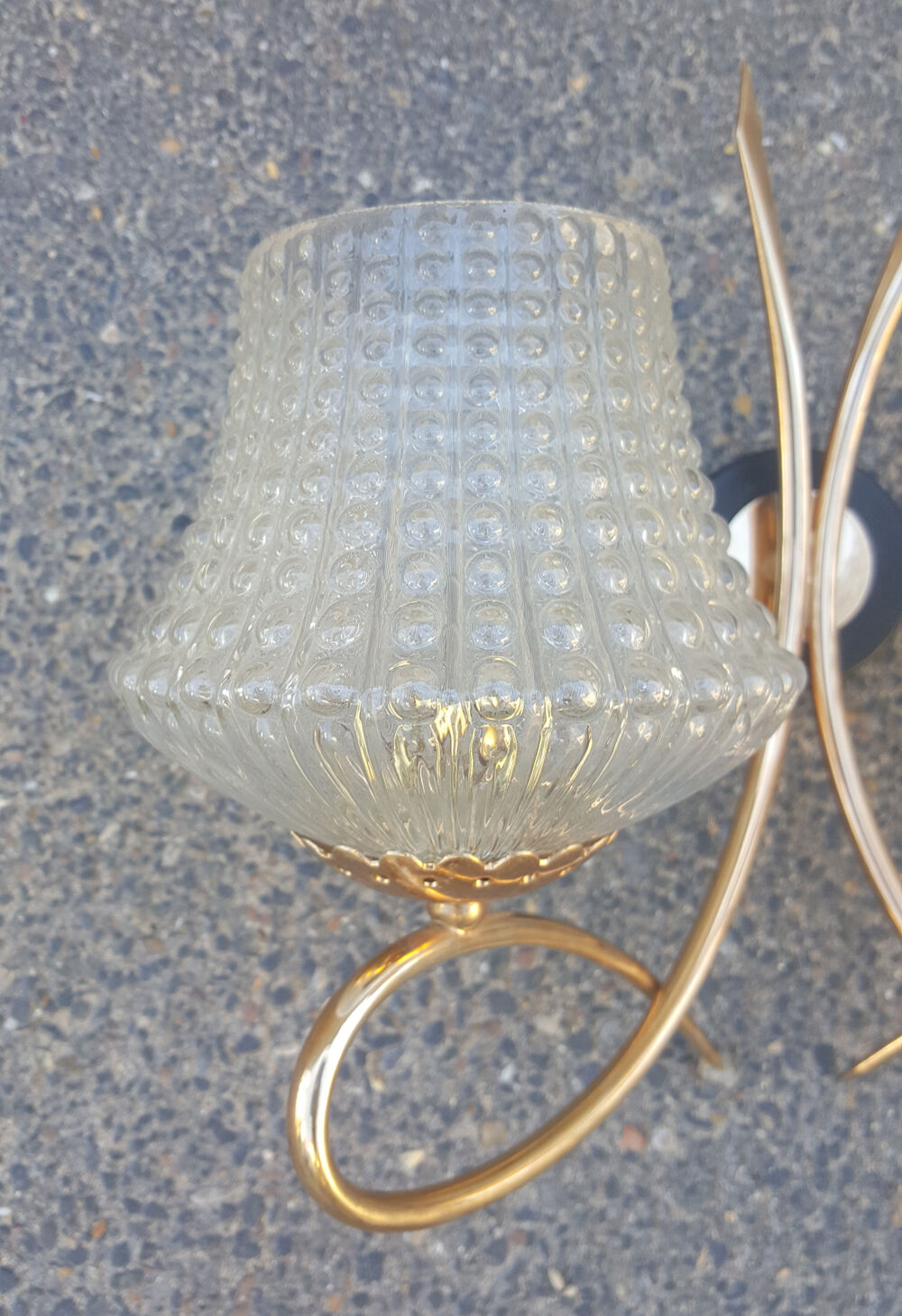 Double wall lamp from Maison Arlus from the 50s