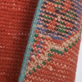 Vintage Turkish rug from Oushak, hand-woven 91x660 cm