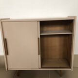 Doll's cradle and wardrobe