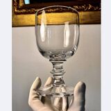 Large crystal beer or dessert glasses, 2 heights