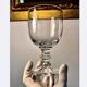 Large crystal beer or dessert glasses, 2 heights
