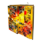 C1699 'Stijlrelief' Wall Lamp By Willem Van Oyen For Raak Amsterdam, The Netherlands 1960S