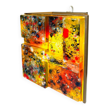 C1699 'Stijlrelief' Wall Lamp By Willem Van Oyen For Raak Amsterdam, The Netherlands 1960S