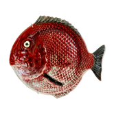 Plat poisson majolica
