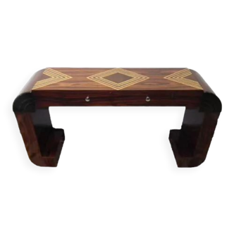 Art deco rosewood console