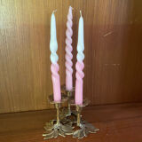 Bougeoir en laiton vintage