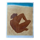 Lithograph by Pierre Boncompain 1990