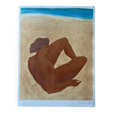 Lithograph by Pierre Boncompain 1990