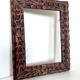 Antique handcarved frame Cedarwood 23.5 cm x 18.5 cm