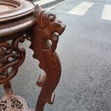 Old side table harness marble top