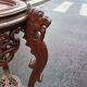 Sellette ancienne table d'appoint plateau marbre