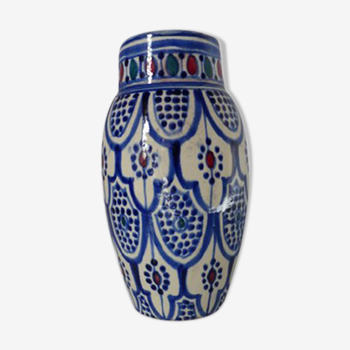 Vase Safi ovoïde polychrome