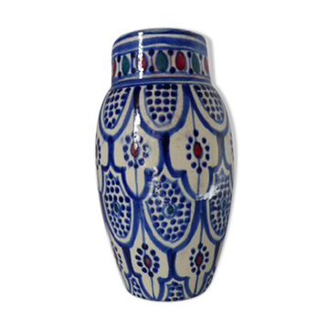 Safi polychrome ovoid vase