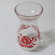 Vintage glass hyacinth bulb vase