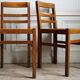 2 chaises bistrot reconstruction "Gabriel" 1945
