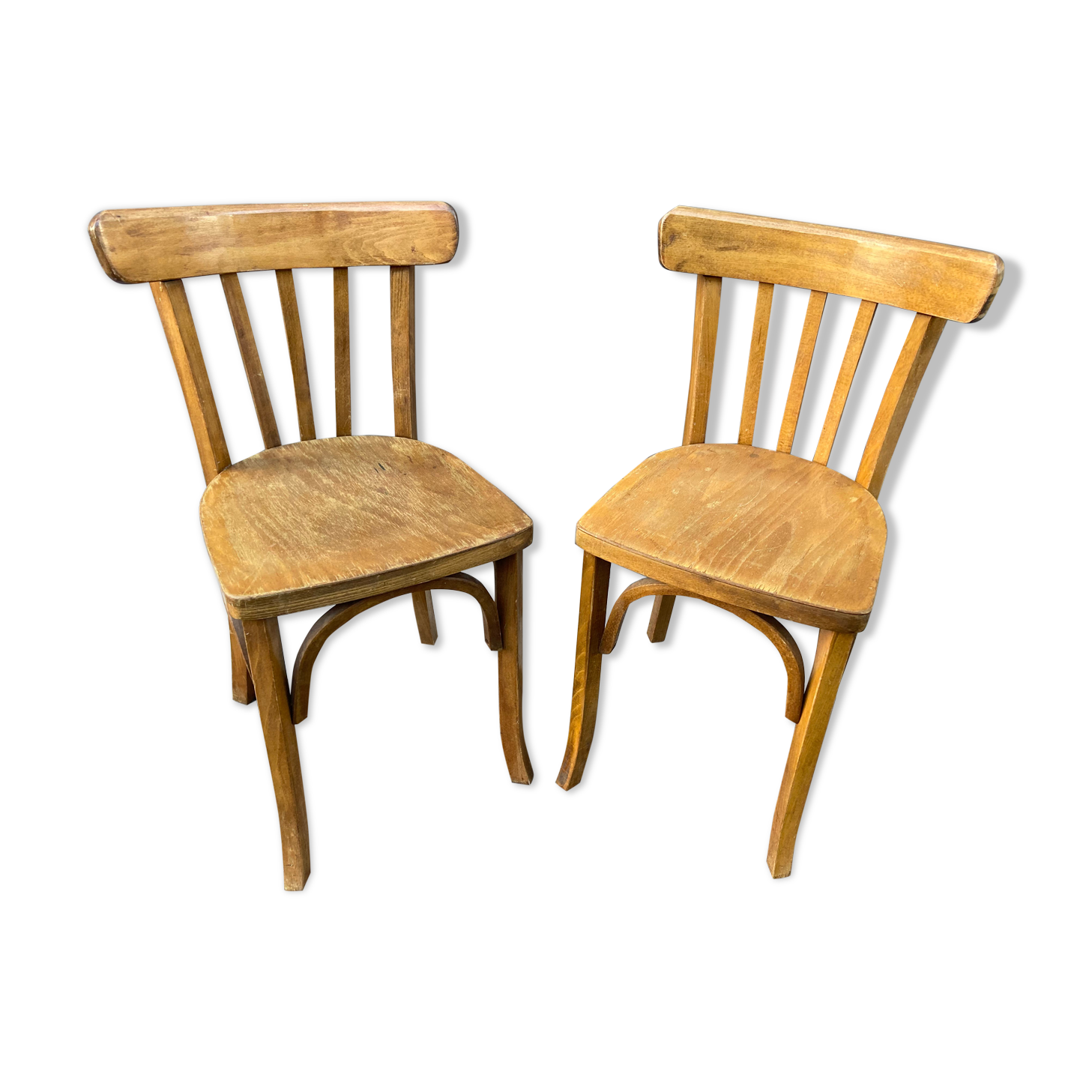 Pair of vintage bistro chairs
