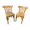 Pair of vintage bistro chairs