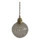 Vintage glass globe lamp