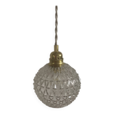 Vintage glass globe lamp