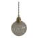 Vintage glass globe lamp