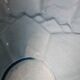Large blue Art Deco Sarreguemines flowerpot
