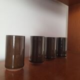 Set of 4 stoneware glasses