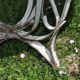Sheet metal and iron garden table