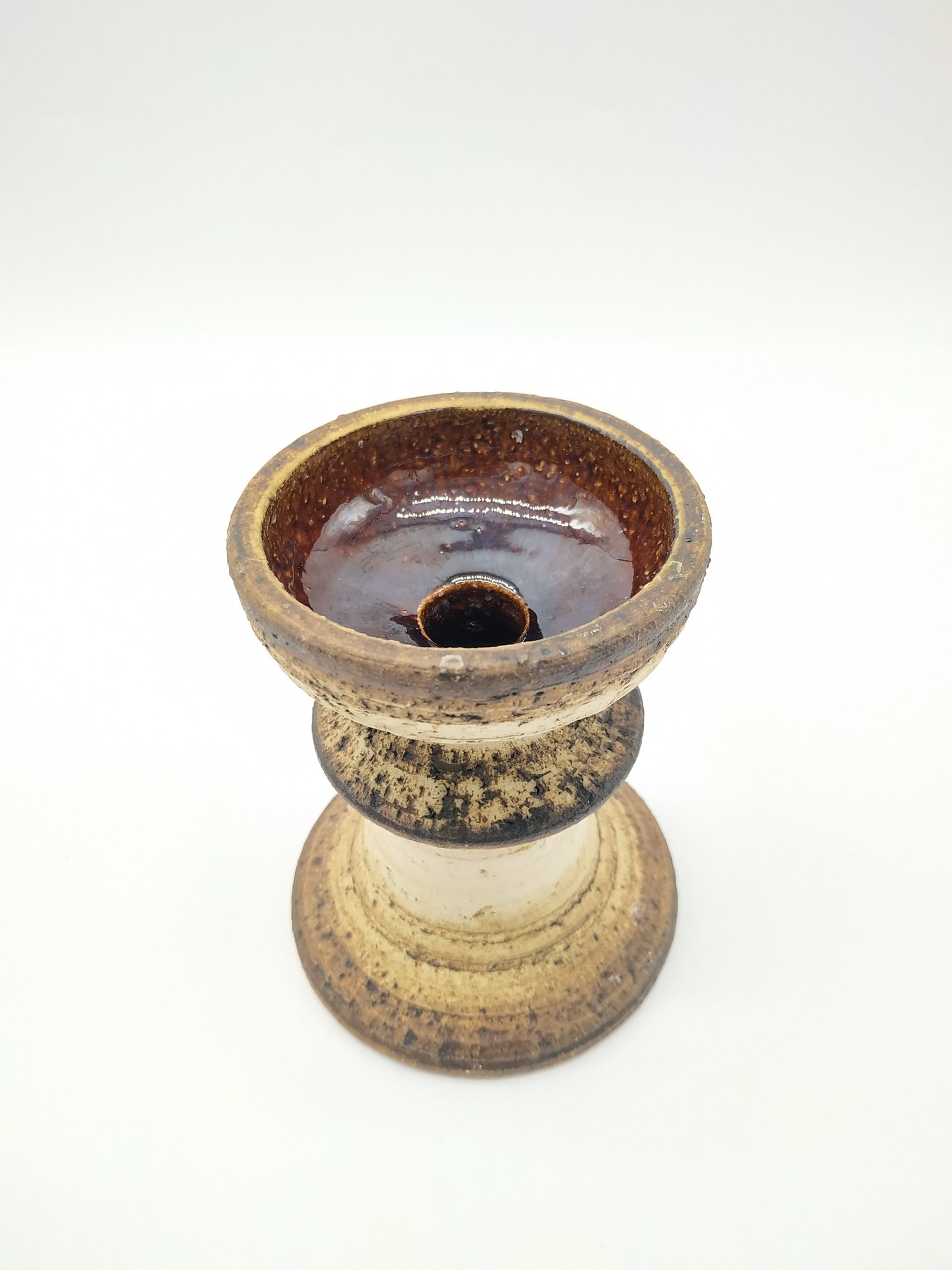 Scandinavian sandstone candle holder by Brigitte andrzejak