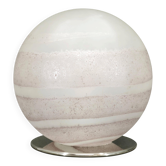 Lampe de table en verre de Murano de l'ère spatiale italienne des années 1970