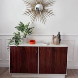 Vintage four-door buffet in rosewood.