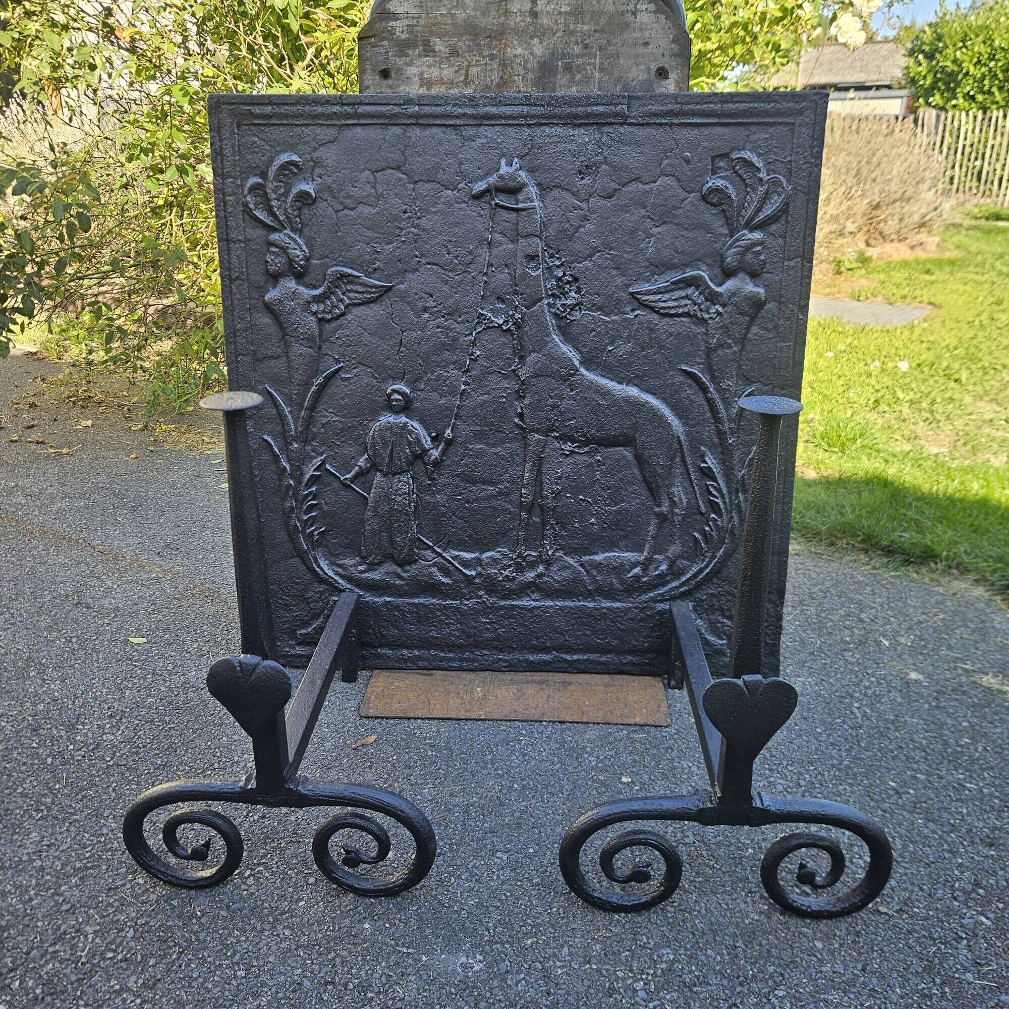 Zarafa fireplace plaque