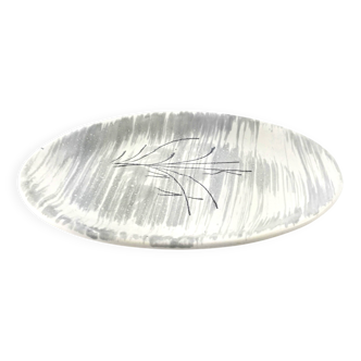 Oval serving dish, butter dish, Niderviller, 1970s