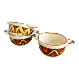 3 stoneware bowls with Saint Clément ears