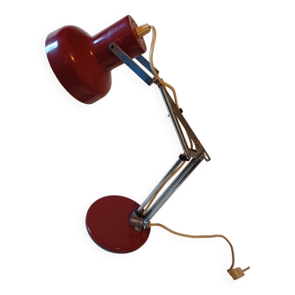 Vintage Iron Metal Chrome Lamp