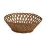 Woven wicker basket