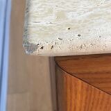 Sideboard seltz casaligne 3 drawers 2 doors granite casa