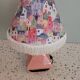 Vintage old pink table lamp