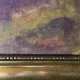 Vintage Moody Impressionist Oil Landscape Painting