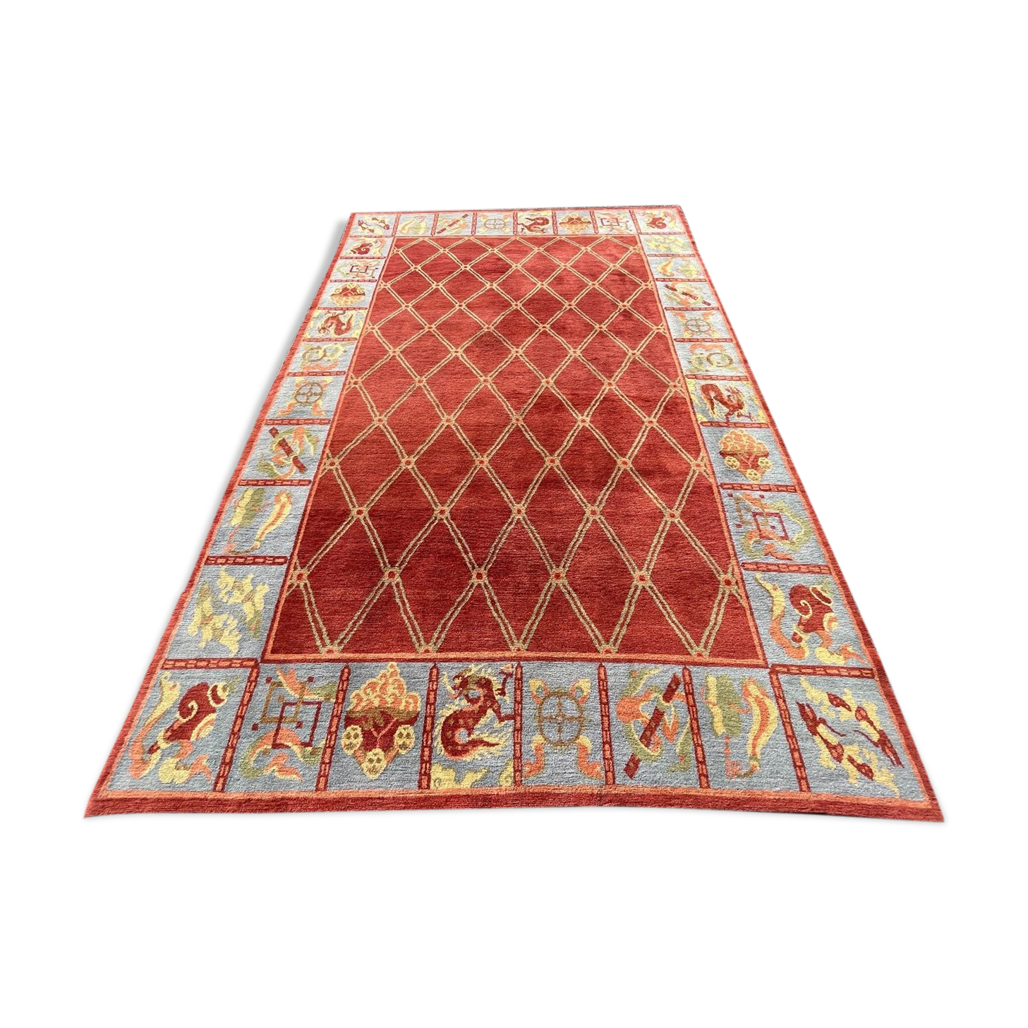 Elegant carpet of tibet, circa 1970