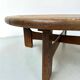Vintage Danish Brutalist coffee table in oak, 1960s