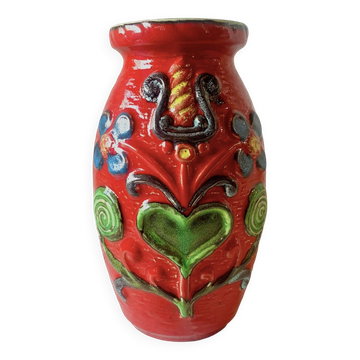 Vase Bay Keramik vintage - West Germany - Modèle 68 25