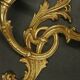 Large pair of wall sconces in Rocaille / Rococo / Baroque style - gilded bronze