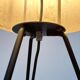Lampadaire tripode minimaliste par Hesse Leuchten, Allemagne années 1960