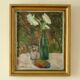 Original vintage still life – vase of flowers
