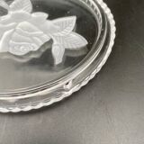 Decorative box in pink glass