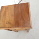Solid walnut bedside table in Louis XVI style