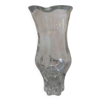 Large crystal vase