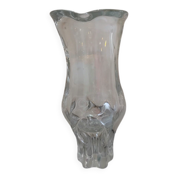 Large crystal vase