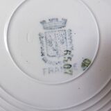 4 vintage deep plates from St Amand 220628