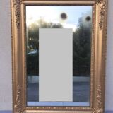 Large Mirror Baroque Wood Stucco Gilded Period XIXth Way Louis XV....